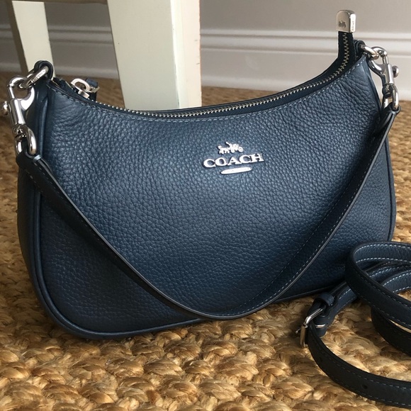 Coach Handbags - New: Coach Teri Shoulder Bag. Leather w Optional Shoulder Strap